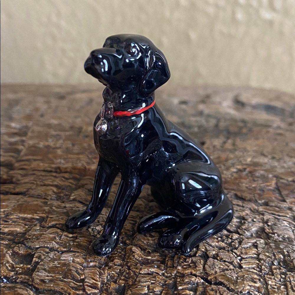 🐕🦺Vintage🐕🦺Black Lab Dog Figurine - Picture 10 of 10